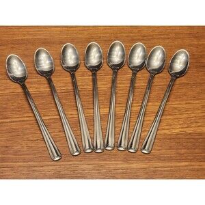 Oneida Northland Stainless "Pacific" ICED TEA SPOONS Lot of 8 Replacement